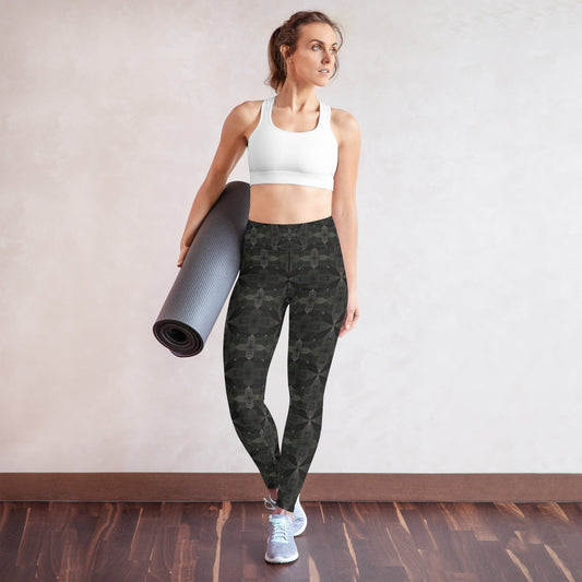 Hyperr Black Dragon Leggings - Mat Dragon - XS