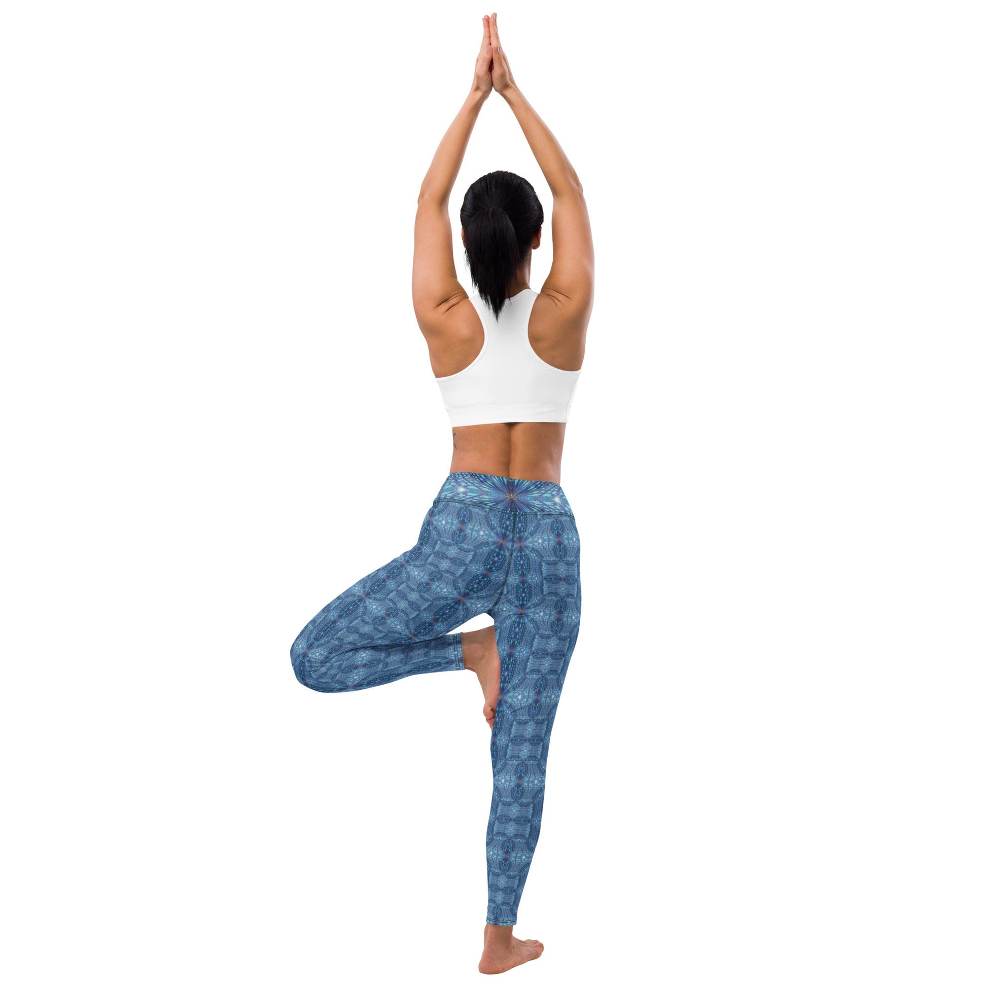 Hyperr Blue Dragon Leggings - Mat Dragon - Legging’s - XS