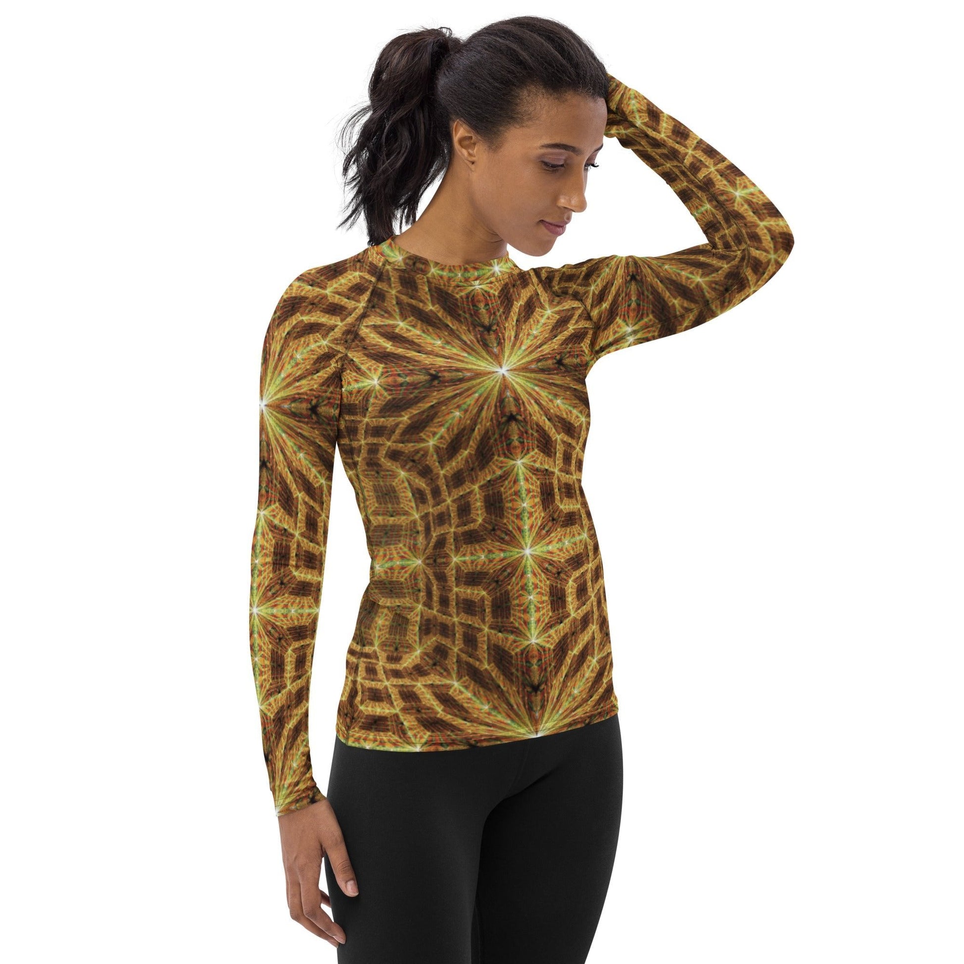 Hyperr Brown Dragon Guard - Mat Dragon - Rash Guard - XS